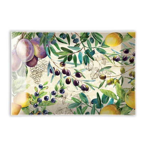 MICHEL DESIGN GLASS RECTANGLE SOAP DISH - Nunie